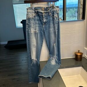 Skinny Boyfriend Jeans!  Awesome fit!